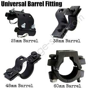 Universal Fitting Clamp - 25mm  |  38mm  |  48mm  |  60mm Barrel (per 2)