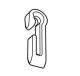 Curtain Hook White 2022 (Goelst 5600, 6300, 6200, T300, T250)