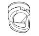 Glider Rotating Slider LRS Grijs - Red - Goelst 5600, 6300, 6200, 6200-tandem, T300, T250) per 100