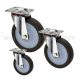 Castor Rubber Tyred - 100mm