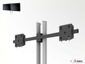 VC mounting head, max. screen width 910-1510