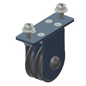 UniTrack Single Track Head Pulley Heavy Duty