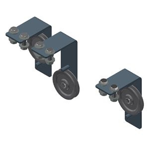 UniTrack Side Cord Head & Return Pulley Set Heavy Duty (3 Part)