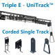 UniTrack - Single Swipe Corded Curtain and Scenery Track Complete Kits