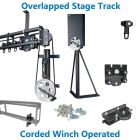 Six Track - 8m Overlapped - Winch Operated Theatre Track Kit