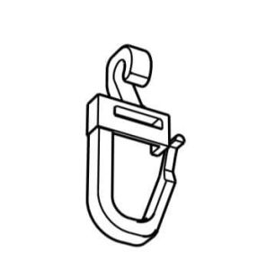 Curtain Hook White 2023 (Goelst 5600, 6300, 6200, T300, T250)