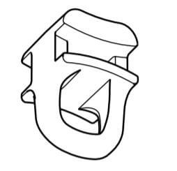 Slider Carrier - White - Goelst 5600, 6300, 6200, 6200-tandem, T300, T250) per 100 4010