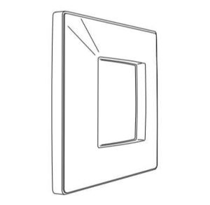 T300 Wall Plate for NICE RF transmitter (Goelst 6300, 6200 and 6200-tandem)