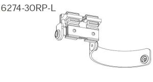T300 Master Carrier for Ripplefold Left hand Arm (Goelst 6300, 6200 and 6200-tandem)