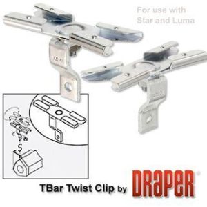 T Bar Twist Clip to hang from Suspended Ceiling Luma Only