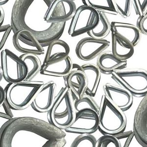 Cable Thimble Galvanised 4/5mm (per 4)