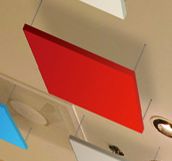 Diamond Fabric Acoustic Cloud Panel