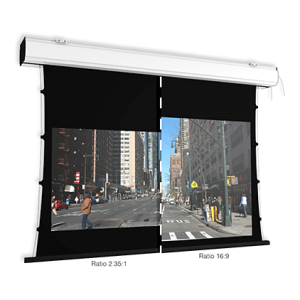 Double Format 160 x 90cm 16/9 - 160 x 68cm 2.35:1