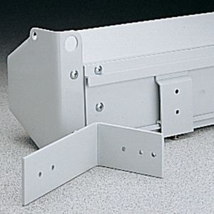 Cosmopolitan White Floating Mounting Brackets [Pair]