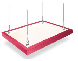 Rectangle Fabric Acoustic Cloud Panel