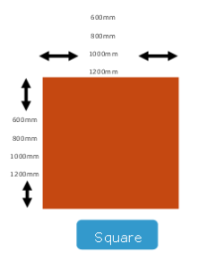 CamStyle Fabric Acoustic Square Cloud Panel 800 x 800mm