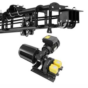This is a straight 7m overlapped T60 Electric Track Kit.