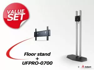 Flat panel floor stand + UFPRO-0700B