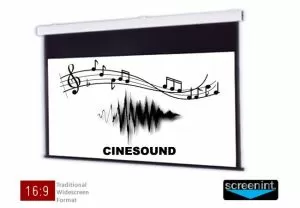 Compact Home Cinema - Cinesound 160 x 90cm 16/9