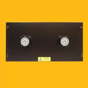 4 Way Male Socapex Interface Box Wired 440 x 178 x 100mm