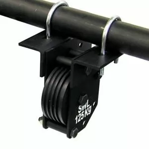 Pulley Block Adaptor - Tube Fixing Perpendicular 38mm