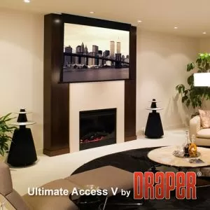 Ultimate Access Series V with Tab-Tension & Ceiling Enclosure 264 x 198cm 4/3 Projection