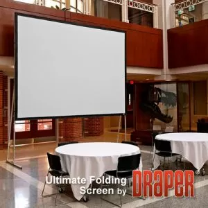 Ultimate Folding Screen - Front Projection Complete 484 x 271cm 16/9 
