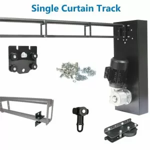 Six Track - 9m Electric Drive Track Mounted Kit Theatre Track